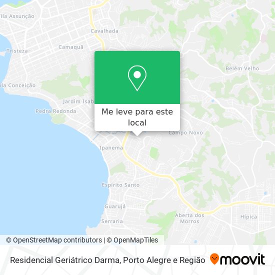 Residencial Geriátrico Darma mapa