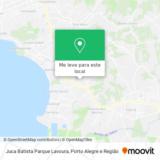 Juca Batista Parque Lavoura mapa