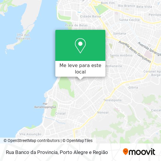 Rua Banco da Provincia mapa