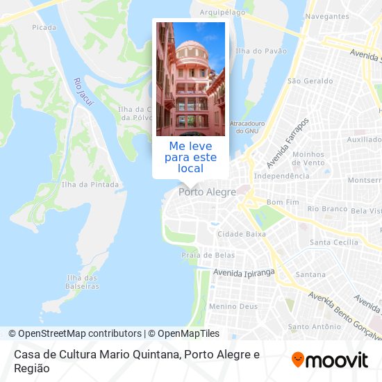 Casa de Cultura Mario Quintana mapa