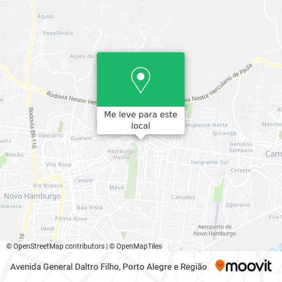Avenida General Daltro Filho mapa