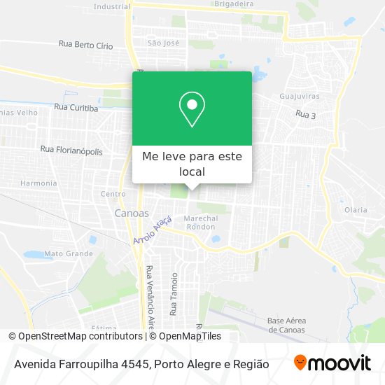 Avenida Farroupilha 4545 mapa