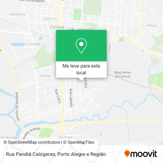 Rua Pandiá Calógeras mapa