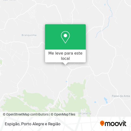 Espigão mapa