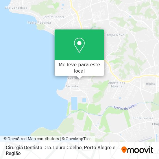 Cirurgiã Dentista Dra. Laura Coelho mapa