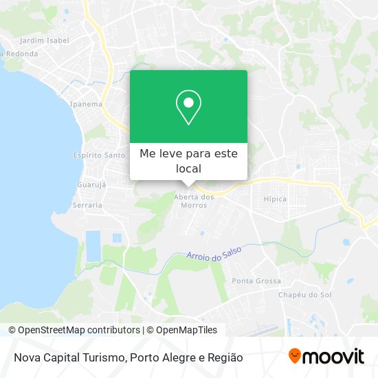 Nova Capital Turismo mapa