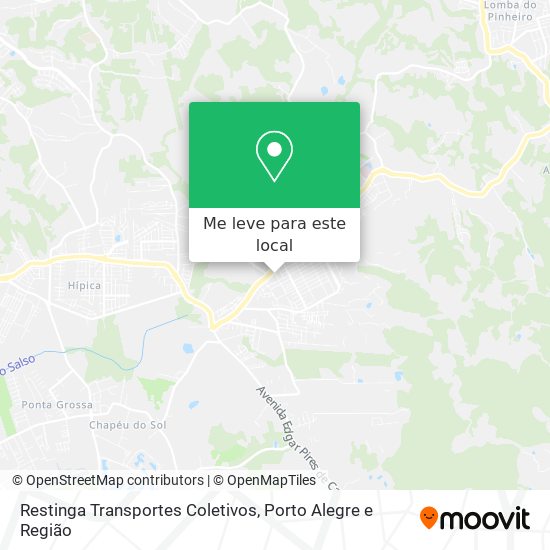 Restinga Transportes Coletivos mapa