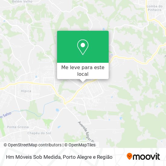 Hm Móveis Sob Medida mapa