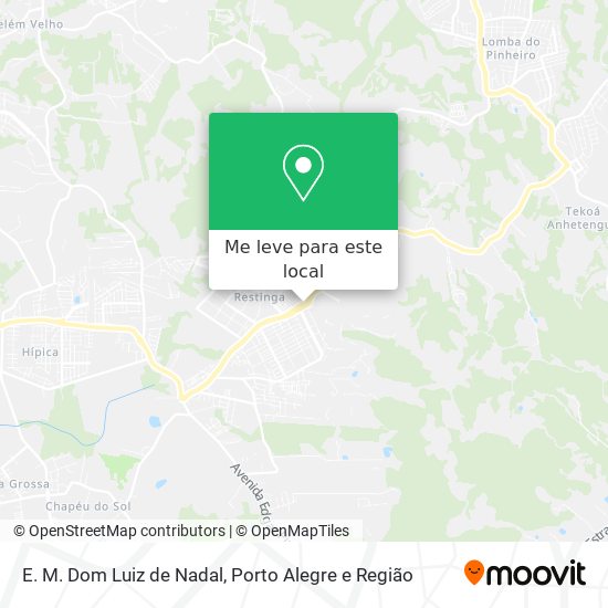 E. M. Dom Luiz de Nadal mapa