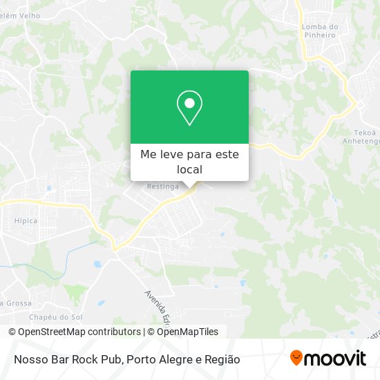 Nosso Bar Rock Pub mapa