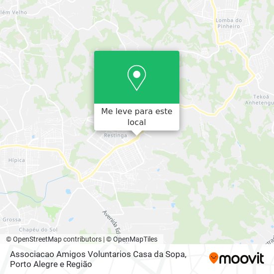 Associacao Amigos Voluntarios Casa da Sopa mapa