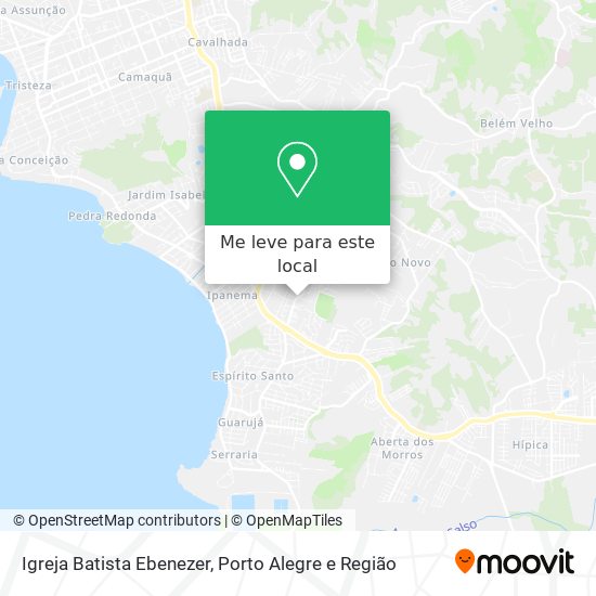 Igreja Batista Ebenezer mapa