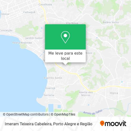 Imeram Teixeira Cabeleira mapa