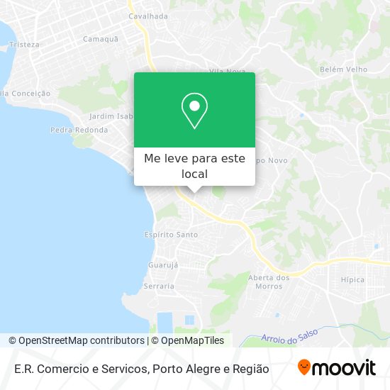 E.R. Comercio e Servicos mapa