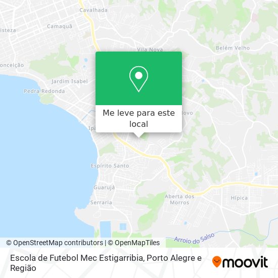 Escola de Futebol Mec Estigarribia mapa