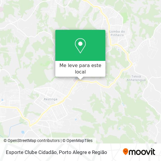 Esporte Clube Cidadão mapa