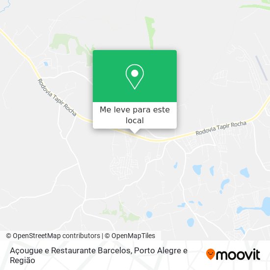 Açougue e Restaurante Barcelos mapa