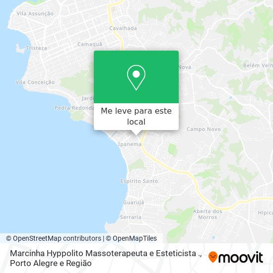 Marcinha Hyppolito Massoterapeuta e Esteticista . mapa