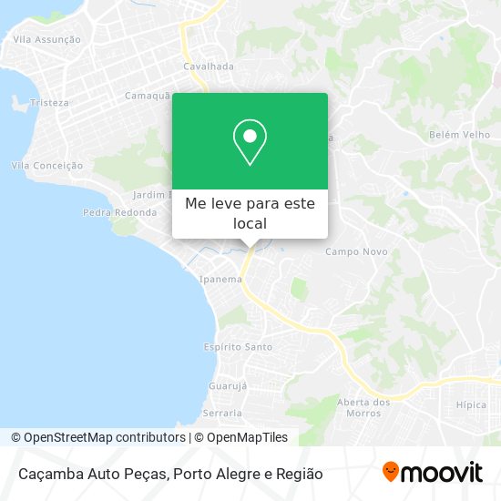 Caçamba Auto Peças mapa