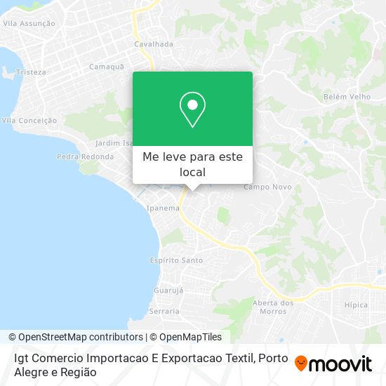 Igt Comercio Importacao E Exportacao Textil mapa