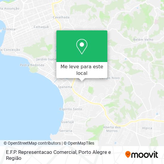 E.F.P. Representacao Comercial mapa