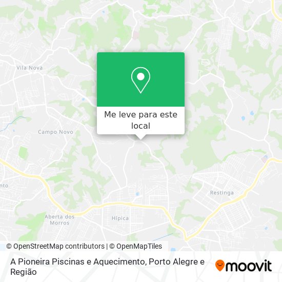 A Pioneira Piscinas e Aquecimento mapa