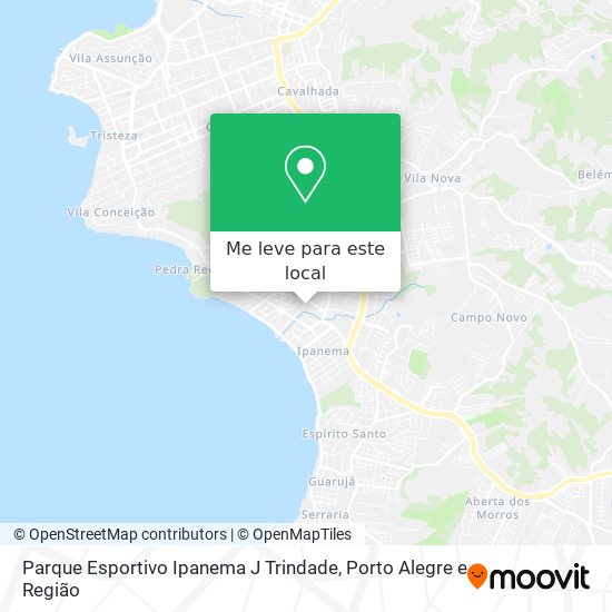 Parque Esportivo Ipanema J Trindade mapa