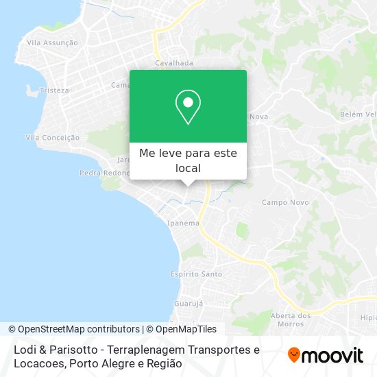 Lodi & Parisotto - Terraplenagem Transportes e Locacoes mapa