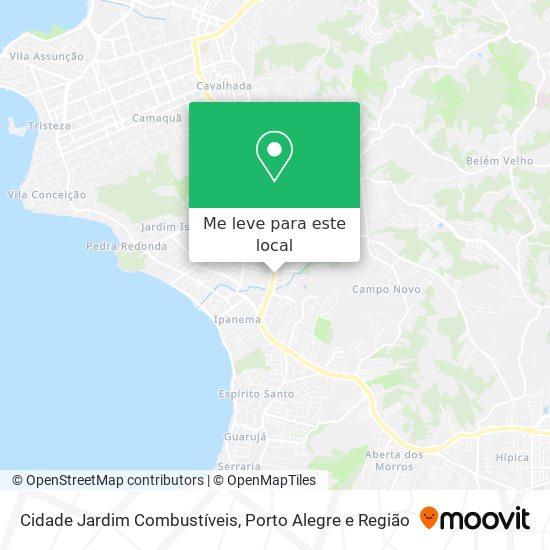 Cidade Jardim Combustíveis mapa