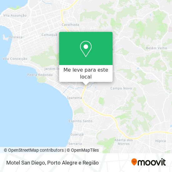 Motel San Diego mapa