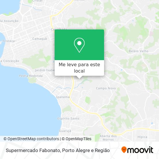Supermercado Fabonato mapa