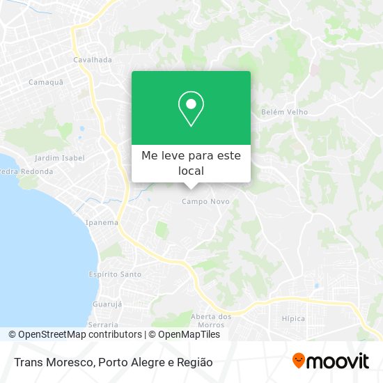 Trans Moresco mapa