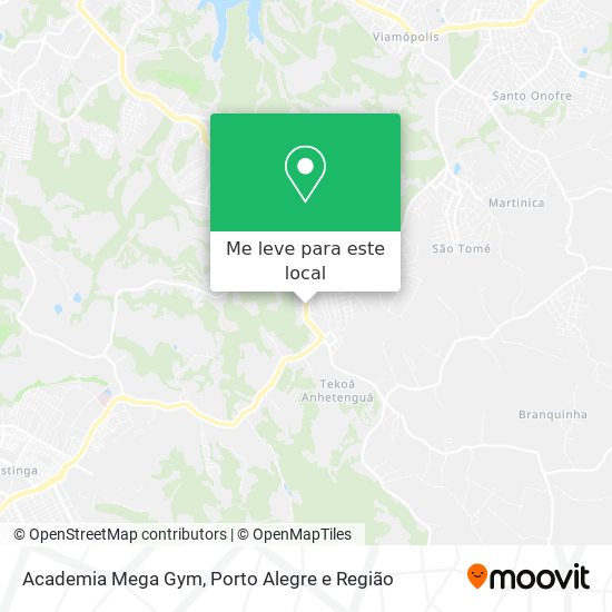 Academia Mega Gym mapa