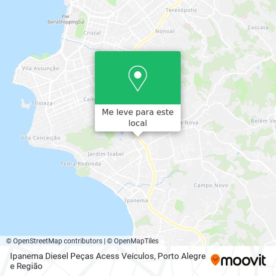 Ipanema Diesel Peças Acess Veículos mapa