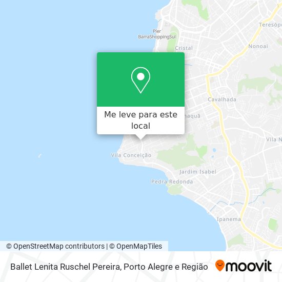 Ballet Lenita Ruschel Pereira mapa