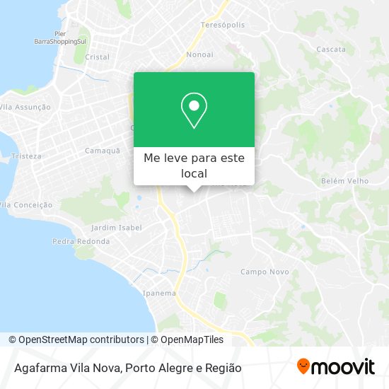 Agafarma Vila Nova mapa