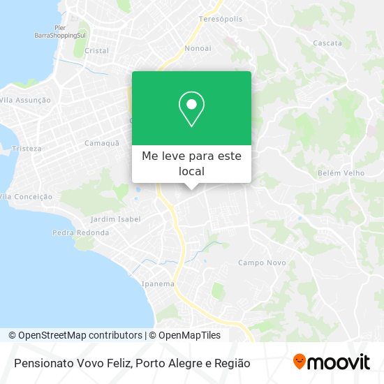 Pensionato Vovo Feliz mapa