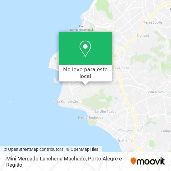 Mini Mercado Lancheria Machado mapa