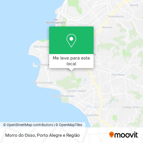 Morro do Osso mapa