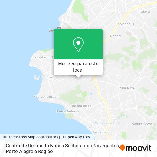 Centro de Umbanda Nossa Senhora dos Navegantes mapa