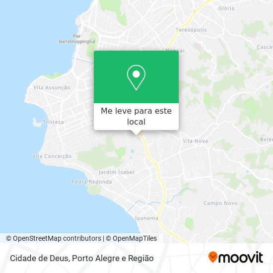 Cidade de Deus mapa