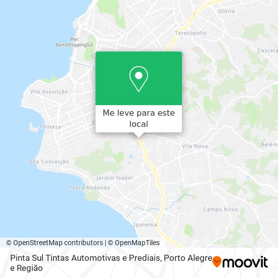 Pinta Sul Tintas Automotivas e Prediais mapa