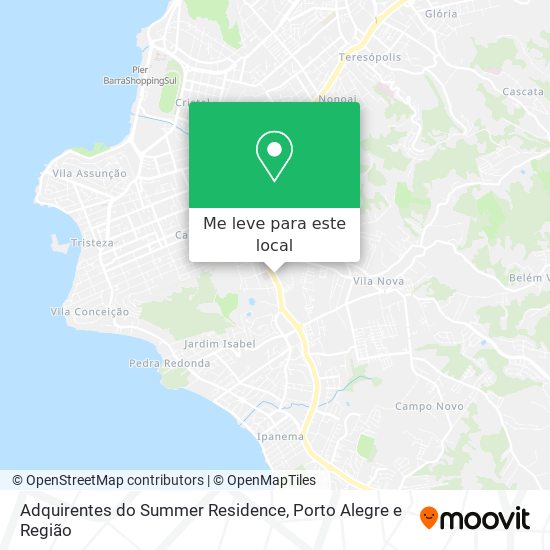 Adquirentes do Summer Residence mapa