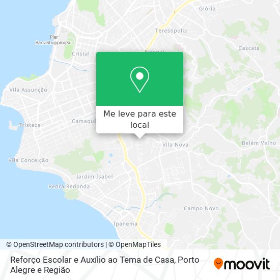 Reforço Escolar e Auxílio ao Tema de Casa mapa