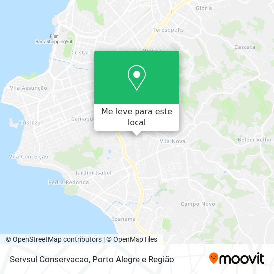 Servsul Conservacao mapa