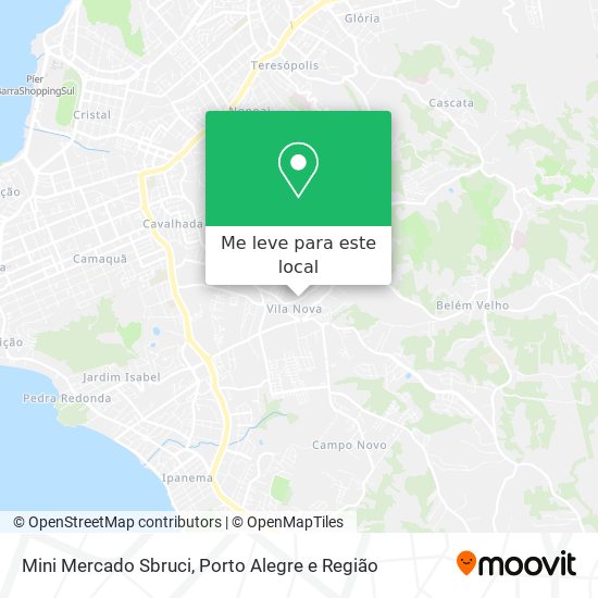 Mini Mercado Sbruci mapa