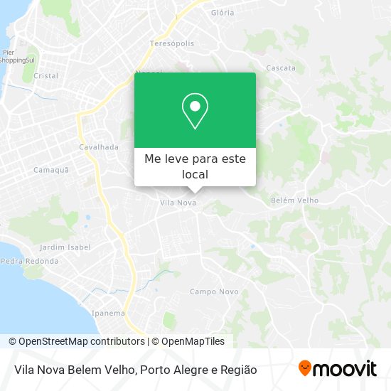 Vila Nova Belem Velho mapa