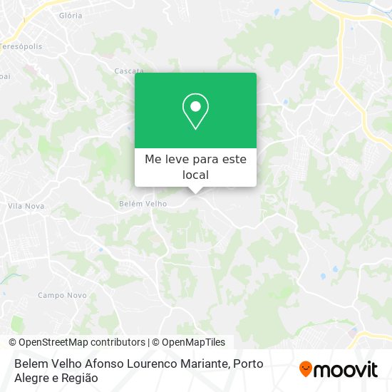 Belem Velho Afonso Lourenco Mariante mapa