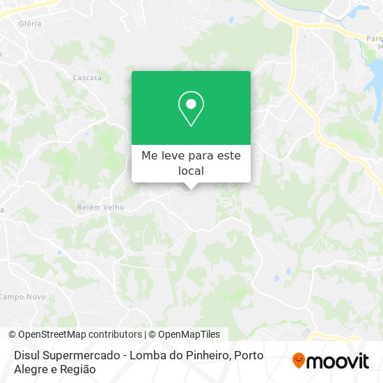 Disul Supermercado - Lomba do Pinheiro mapa