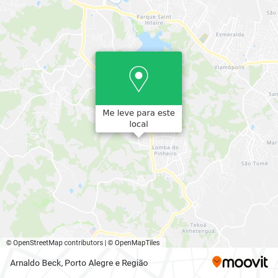 Arnaldo Beck mapa